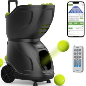 Buy PT-9001 Portable Tennis Ball Machine 150 Ball Adjustable Speed Spin Remote | Rendan Sport Shop - Image 3