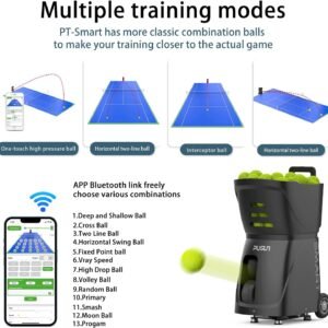 Buy PT-Smart Tennis Ball Machine 12 Training Modes APP Control Custom Programming Portable | Rendan Sport Shop Buy PT-Smart Tennis Ball Machine 12 Training Modes APP Control Custom Programming Portable | Rendan Sport Shop - Image 3