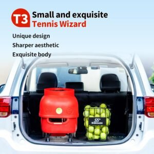 Siboasi SS-T3 Tennis Ball Machine – High Speed, Battery Remote Stable Feed - Image 7