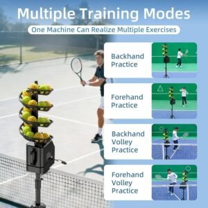 Buy Tennis Baller Automatic Ball Tosser 33 Ball Capacity Portable Serving Machine - Image 5