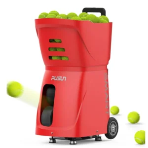 PT-Smart Portable Tennis Ball Machine – Auto Trainer, Adjustable Speed & Angle, 100-Ball Capacity with Remote Control - Image 3