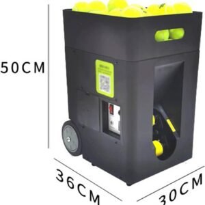 Tennis Ball Machine Practice Launcher 50 Ball Adjustable Angle Speed - Image 5