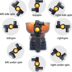 ZXMT Table Tennis Ball Machine – Automatic Ping Pong Robot with 9 Spin Modes, 110 Ball Capacity, 40–70 Balls/Min - Image 4