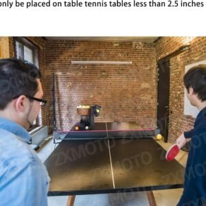 ZXMT Table Tennis Ball Machine – Automatic Ping Pong Robot with 9 Spin Modes, 110 Ball Capacity, 40–70 Balls/Min - Image 7
