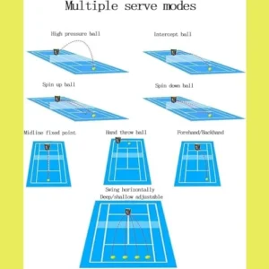 MAHWER Portable Automatic Tennis Ball Launcher with APP Remote - Image 8