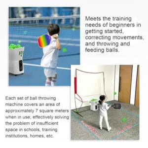 Buy NUHGFTYBF Portable Tennis Ball Machine – APP & Remote Control - Image 8