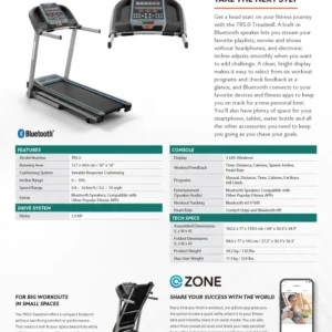 Horizon TR5 Treadmill - Image 9