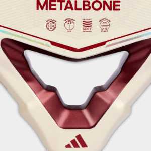 Adidas Metalbone Reserve 2026 Cream/Red Padel Racket - Image 6